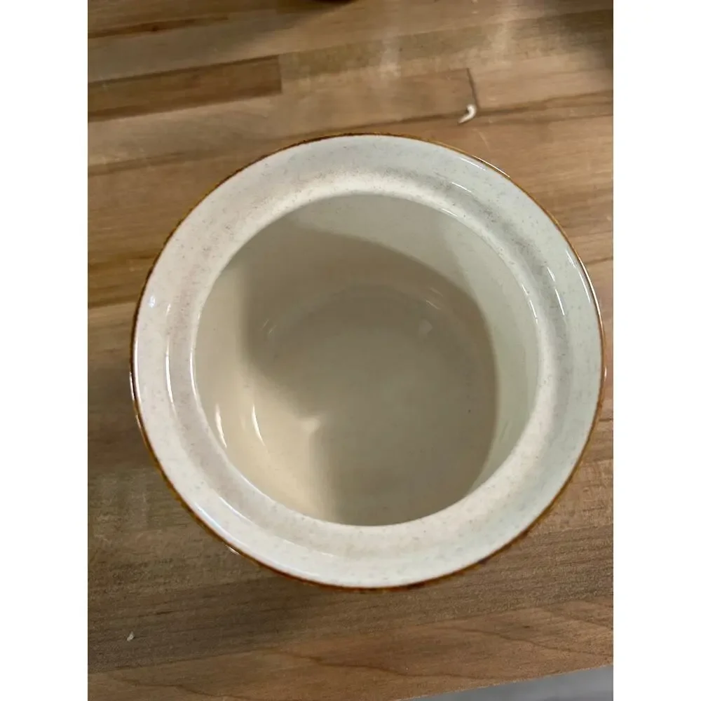 Vintage International China Heartland Covered Sugar Bowl 7774 Stoneware Japan